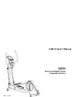 Preview for 3 page of Diamondback ELLIPTICAL TRAINERS 510ER Owner'S Manual