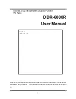 Diasonic DDR-6000R User Manual preview