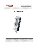 Diasonic DMP-310 User Manual Manual preview