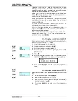 Preview for 92 page of Dibal Mistral M-510 User Manual