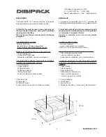 Предварительный просмотр 9 страницы Dibipack BABYPACK 1217 Instruction Book