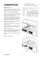 Предварительный просмотр 22 страницы Dibipack BABYPACK 1217 Instruction Book