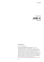 Preview for 105 page of Dibo JMB-E 200/15 B Original Instruction Manual