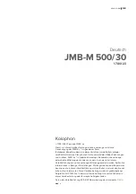 Preview for 139 page of Dibo JMB-M 500/30 Manual