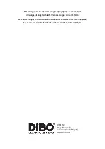 Preview for 20 page of Dibo P30 WD Instructions Manual