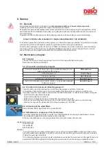 Предварительный просмотр 124 страницы Dibo SBH-E Manual