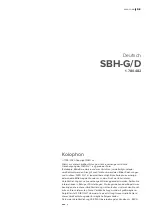 Preview for 163 page of Dibo SBH-G-D Original Instructions Manual