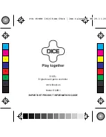 Preview for 1 page of DICE D60B1 Important Product Information Manual