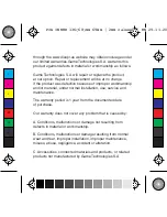 Preview for 10 page of DICE D60B1 Important Product Information Manual