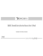 DICE iPod AUX Interface Installation Manual предпросмотр