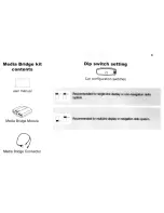 Предварительный просмотр 3 страницы DICE MediaBridge MB-1000 Installation Manual & User Manual