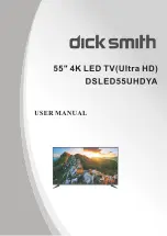 Dick Smith DSLED55UHDYA User Manual preview