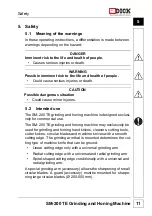 Предварительный просмотр 11 страницы Dick SM-200 TE Operating Instructions Manual