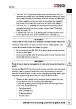 Preview for 13 page of Dick SM-200 TE Operating Instructions Manual