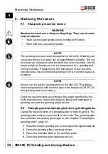 Preview for 48 page of Dick SM-200 TE Operating Instructions Manual