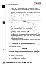 Preview for 52 page of Dick SM-200 TE Operating Instructions Manual