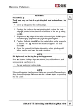 Preview for 57 page of Dick SM-200 TE Operating Instructions Manual