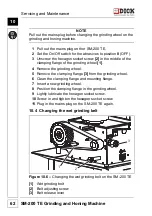 Preview for 62 page of Dick SM-200 TE Operating Instructions Manual