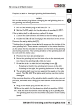 Preview for 63 page of Dick SM-200 TE Operating Instructions Manual