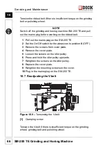 Preview for 66 page of Dick SM-200 TE Operating Instructions Manual