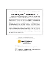 Предварительный просмотр 17 страницы Dickey-John Dj F-2000 Operator'S Manual