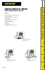 Dickson Industrial SM720 Manual preview