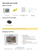 Предварительный просмотр 1 страницы Dickson DBL Quick Start Manual