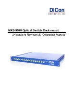 Предварительный просмотр 1 страницы Dicon MXS-9100 Operation Manual