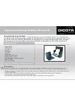 Предварительный просмотр 2 страницы Dicota DataBox Allround XL User Manual