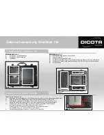 Предварительный просмотр 4 страницы Dicota DataDesk 100 User Manual