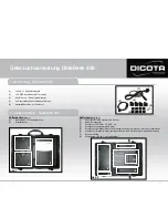 Предварительный просмотр 3 страницы Dicota DataDesk 450 User Manual