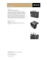 Dicota N13419LHY Specification Sheet preview