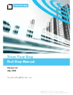 Предварительный просмотр 1 страницы Dicota Trace Your Bag First Steps