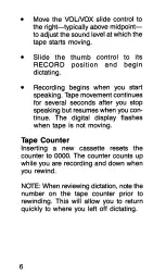 Preview for 8 page of Dictaphone Dictamite II Operating Instructions Manual