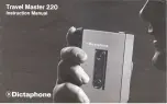 Dictaphone travel master 220 Instruction Manual preview