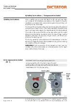 Preview for 2 page of Dictator 700082 Technical Manual