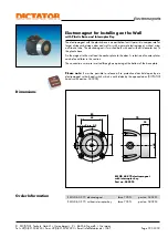 Preview for 3 page of Dictator EM GD 60 Technical Data