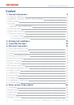 Preview for 2 page of Dictator SQUARE 940-2 Technical Manual