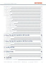 Preview for 3 page of Dictator SQUARE 940-2 Technical Manual