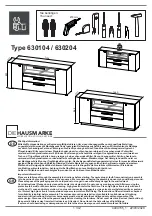 Preview for 1 page of Die Hausmarke 630104 Assembly Instructions Manual