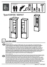 Предварительный просмотр 1 страницы Die Hausmarke 630106 Assembly Instructions Manual