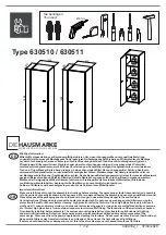 Preview for 1 page of Die Hausmarke 630510 Assembly Instructions Manual