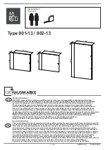 Preview for 1 page of Die Hausmarke 801-13 Assembly Instructions Manual