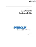 DIEBOLD AccuVote-OS Hardware Manual preview