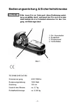 Preview for 4 page of Dieckmann Aroma Kaffee Rostmeister Operating Instructions & Safety Notes