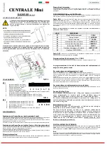 Dieffematic CENTRALE Mini Quick Start Manual preview