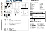 Dieffematic EKOS M1 230 Instructions preview