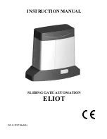 Dieffematic ELIOT 800AC Instruction Manual preview