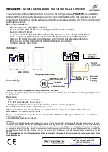 Preview for 2 page of Dieffematic PROXMINI Quick Start Manual