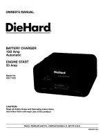 DieHard 200.71222 Owner'S Manual preview